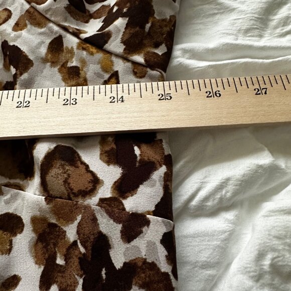 Susan Graver Women's Leopard Print Button-Up Shirt 3XLP 4 Pockets - Picture 8 of 12